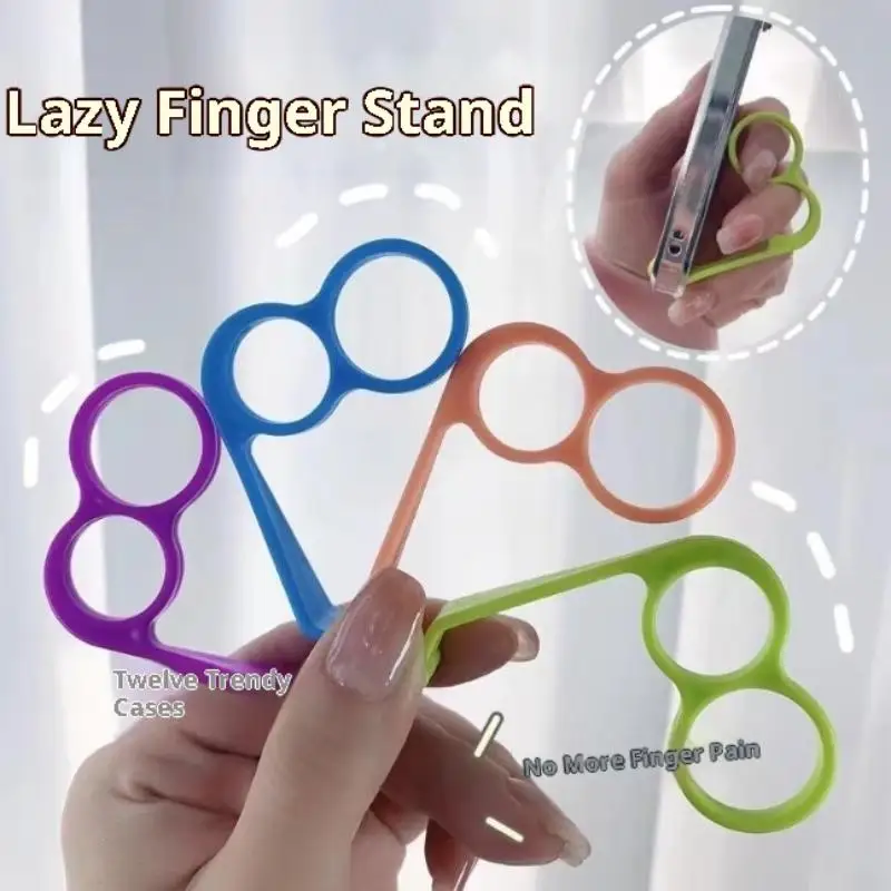 Support de téléphone créatif et pratique, multifonctionnel, simple, pour bureau, ne fatigue pas les doigts, 1 pièce