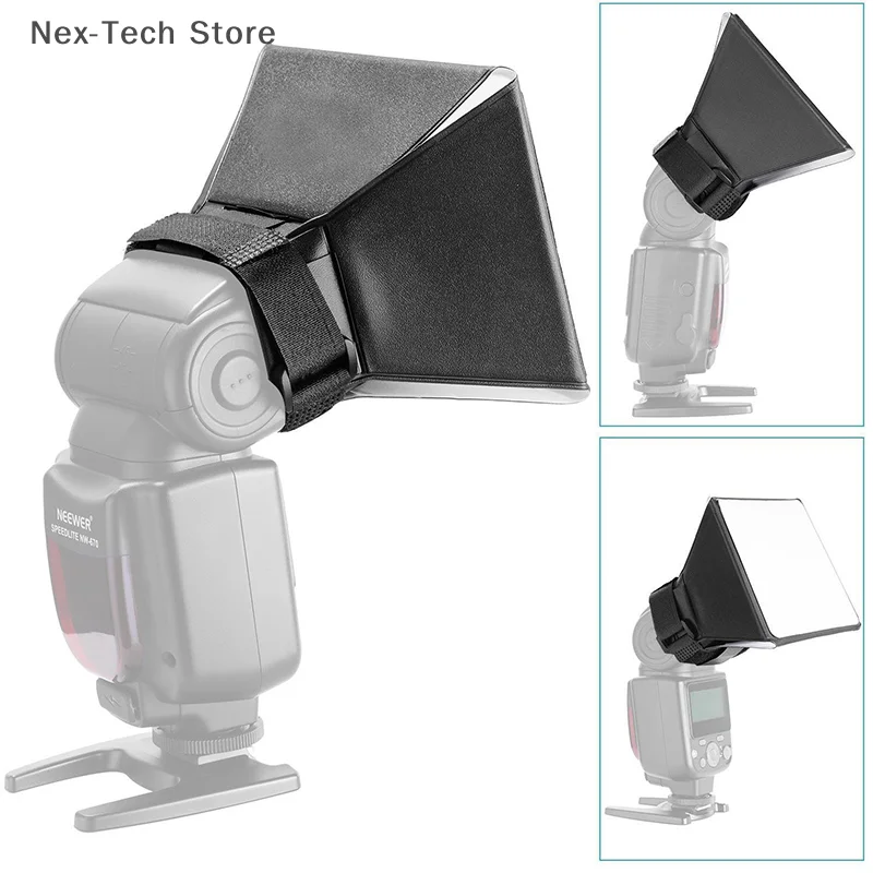 Universal Foldable Flash Diffuser Softbox Professional Mini Photo Diffuser Soft Light Box For Camera
