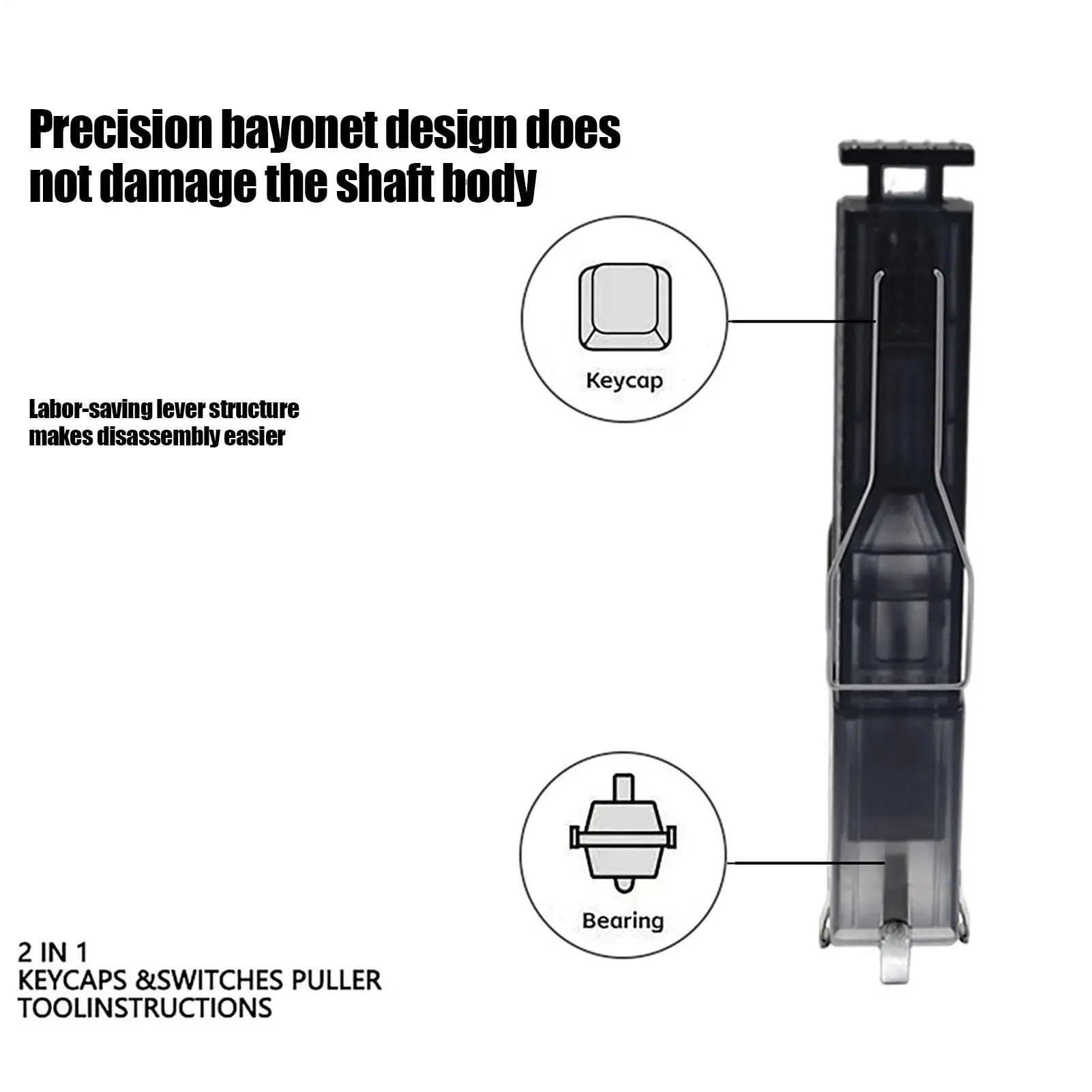 Key Extractor 2 in 1 Fixing Tools with 4-Claw Grip Key Removal Tool for Broken Computer Electronic Care Project Workshop Home view 4