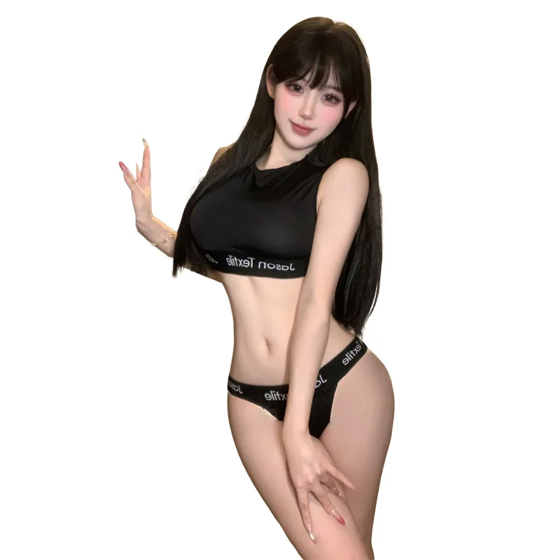 

Японский школьный костюм для ролевых игр: сексуальное белье, эротический косплей, милый бикини, униформа для ролевых игр, экзотический комплект «Бэби-дол», соблазнительный наряд