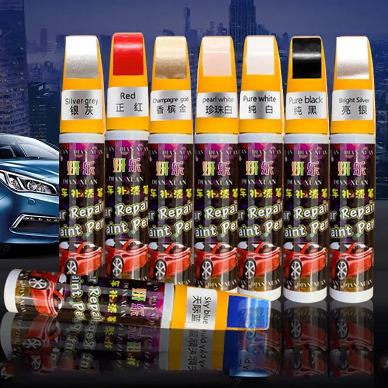 

Car Paint Scratch Repair Pen 12ml Car Touuch Up Pen Adapter Auto Painting Scratch Clear Remover Car Care Paint Fill Paint Pen