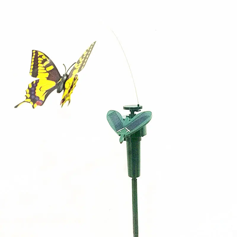 

PLAYFUL BAG Electronic Pet Butterfly Solar Simulation Garden Hummingbird Mall Shop Decoration Tease Cat Education Kid Toy vd117