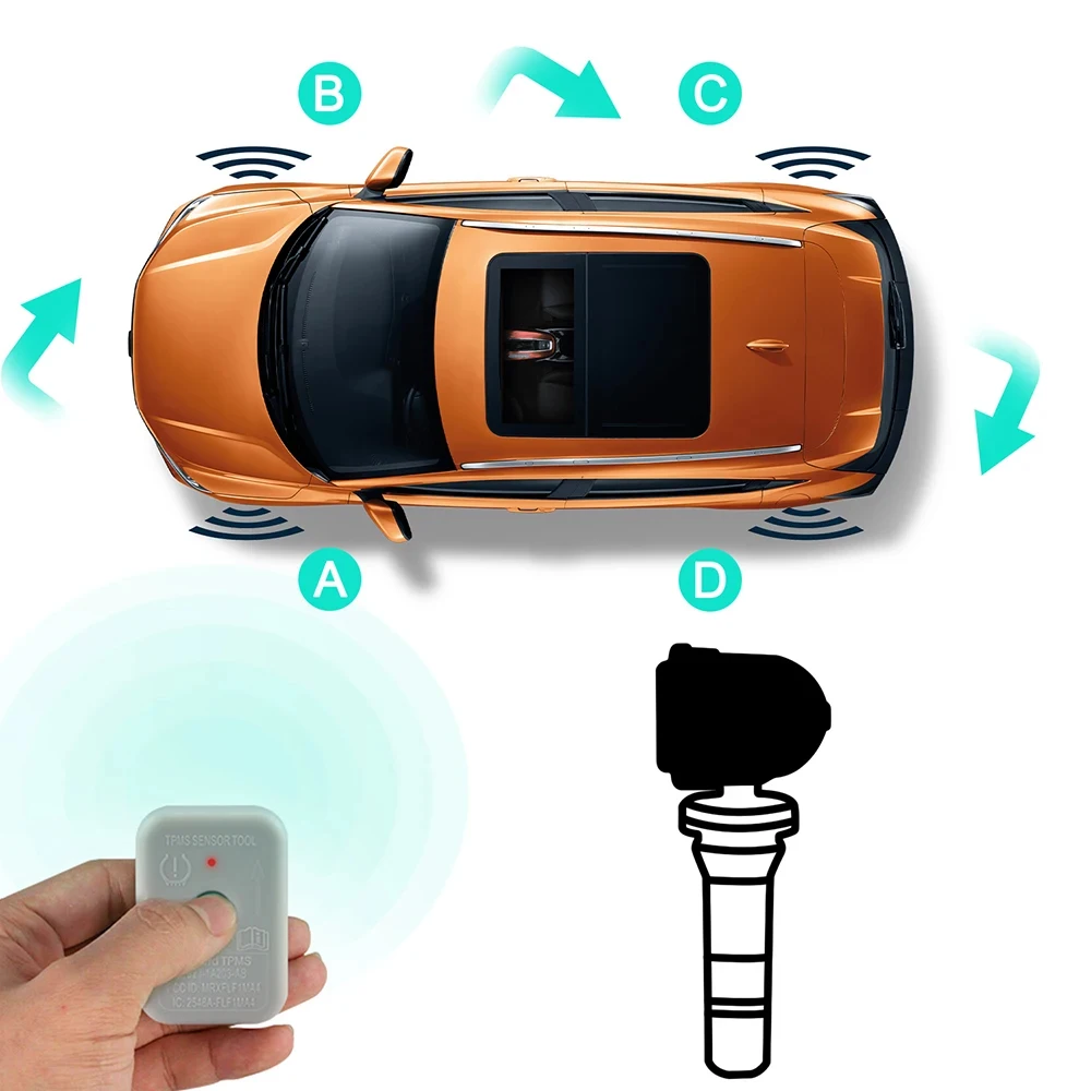 Hotsale 8C2T-1A203-AB TPMS إعادة تعيين أداة مراقبة ضغط الإطارات إعادة تعلم الاستشعار أداة التدريب TPMS19 لفورد ميركوري لينكولن