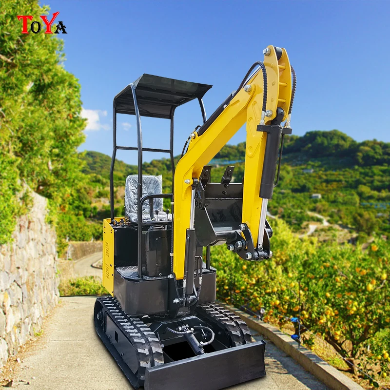 China Mini Excavator 1 Ton Small Hydraulic  Digger Crawler Cheapest EPA CE Trencher Earth Moving Machinery customized