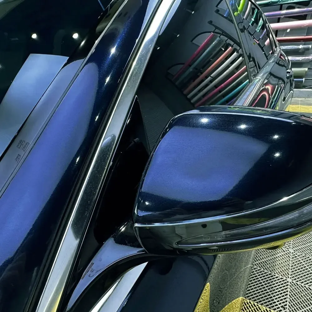 

ПЭТ Волшебный Бриллиант Синий Виниловая Автомобильная Наклейка Авто Обертка Пленка Водонепроницаемая Устойчивая к царапинам Наклейка Мотоцикл Украшение Кузова Пленка