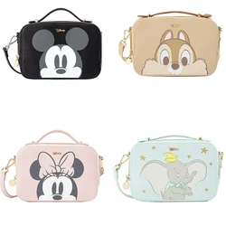 Disney Mickey mouse damska torba na aparat kreskówka urocza torba listonoszka na ramię moda Mickey mała torebka kwadratowe torby