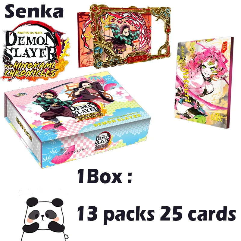 New SenKa Demon Slayer Collection Card Hobby Game Card CCG Shinobu Mitsiru Doujin Booster Box Kids Toy Box