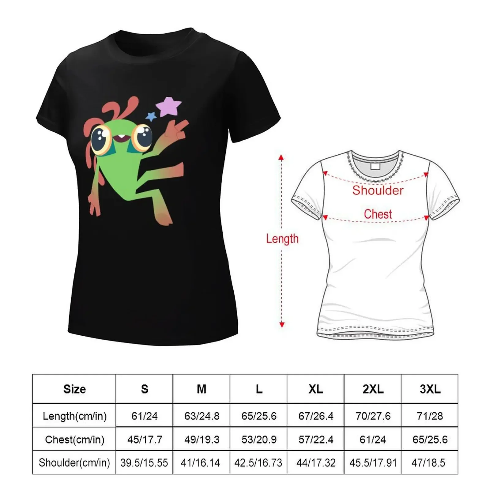 Murloc T-Shirt Tops Dierenprint Shirt Voor Meisjes Esthetische Kleding T-Shirts Voor Vrouwen Grafische T-Shirts