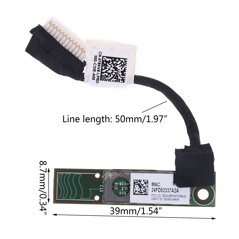 CN-03Y8R 380 Bluetooth-compatible 4.0 Module for Dell Latitude E5410 E5510 E5420 E5520 E5430 E5530 E5400 M4700 Laptop