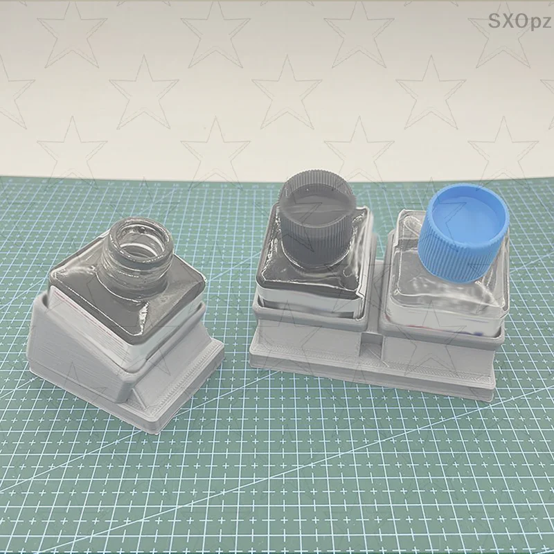 

40ml Bottle Holder for Paint & Glue, Plastic Stand Rack, Ideal for Model Kit Organizer, Extra Thin Panel Line