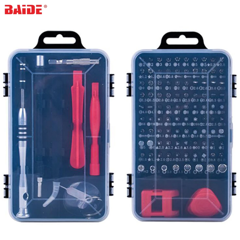 112 in 1 Screwdriver Set Combination Screw Driver Tool Box for Mobile Phone Huawei Samsung iPhone 11 Repair Wholesale 10set/lot