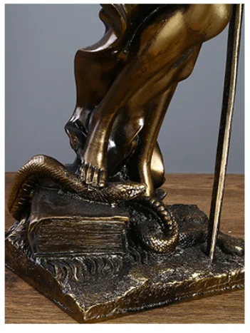 Fairness Vegetation The Underworld Antique Bronze Finish Statue