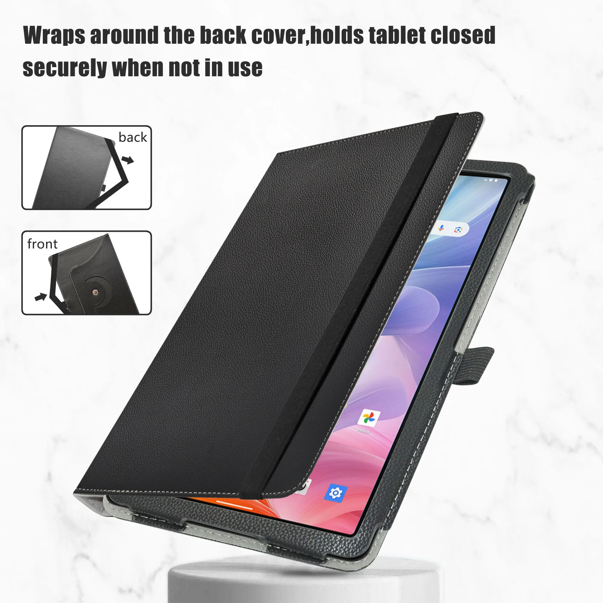 Чехол для планшета Headwolf WPad7/Alphawolf LPad3 10,95 дюймов, вращающийся на 360 градусов, из искусственной кожи