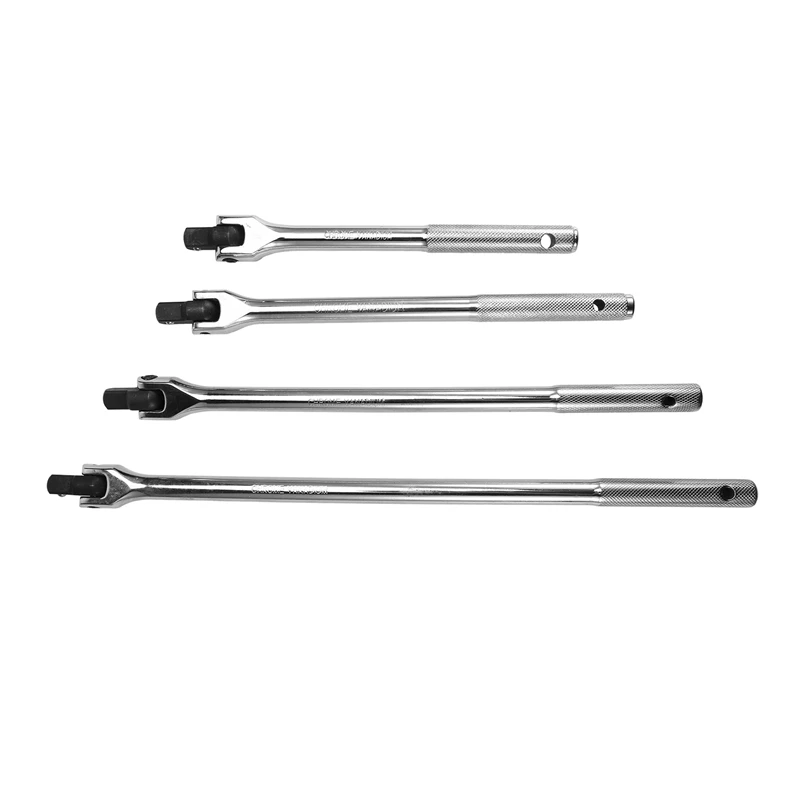 

AA51-4PCS 1/2Inch F Rod Wrench Socket 10/12/15/18Inch Torque Wrench Long Force Bar Activity Strong Lever Steering Handle