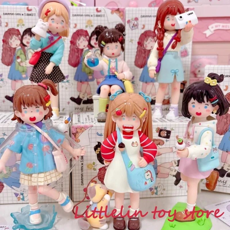 

Genuine Drama Van-Suki · Myfriends Series Blind Box Cute Girl Trendy Desktop Decoration Mystery Box Birthday Gift For Friend