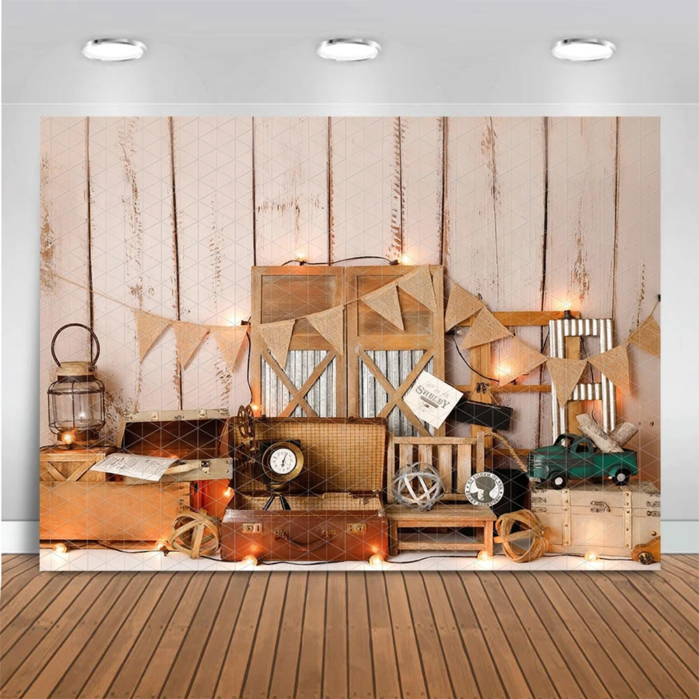 Adventure Time Traveler Backdrops Vintage Bicycle Luggage Bckgrounds Globe Map Decor Props Photo Background