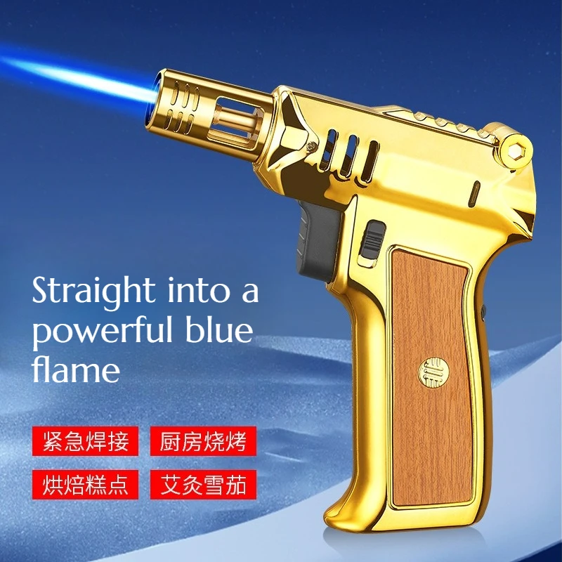 

360-degree Reversible Desktop Welding Torch Inflatable Lighter Hand-held Multi-functional Cigarette Accessory Men's Gift