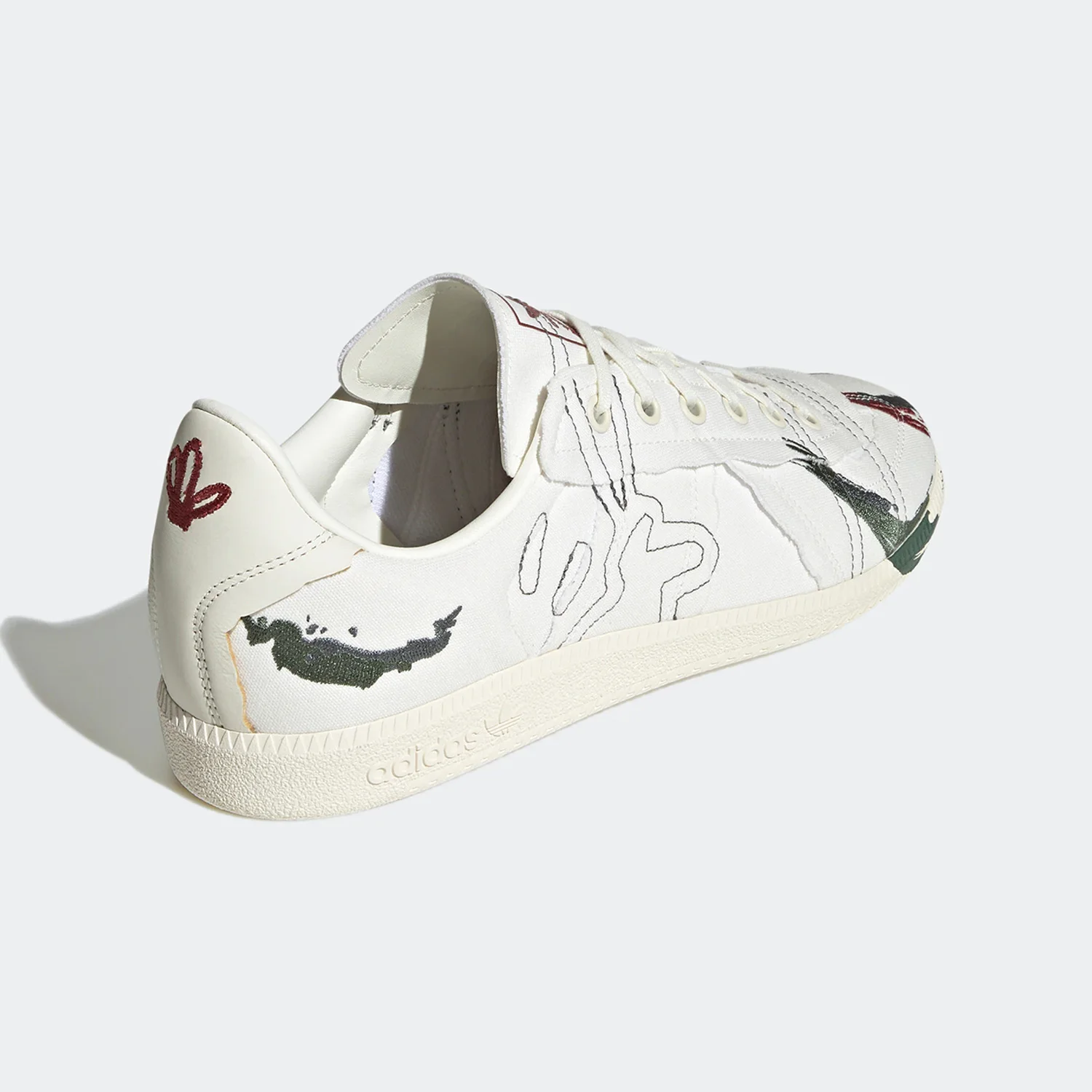 حذاء أديداس الرسمي ذو الثلاث خطوط BW Army للجنسين للتدريب الرياضي FZ6574 #2