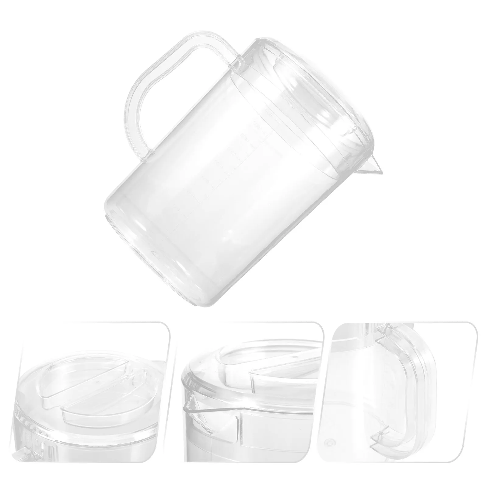 

Кувшин для воды большой емкости, прозрачный, с крышкой, для холодного чая, сока, холодных напитков, для хранения на кухне