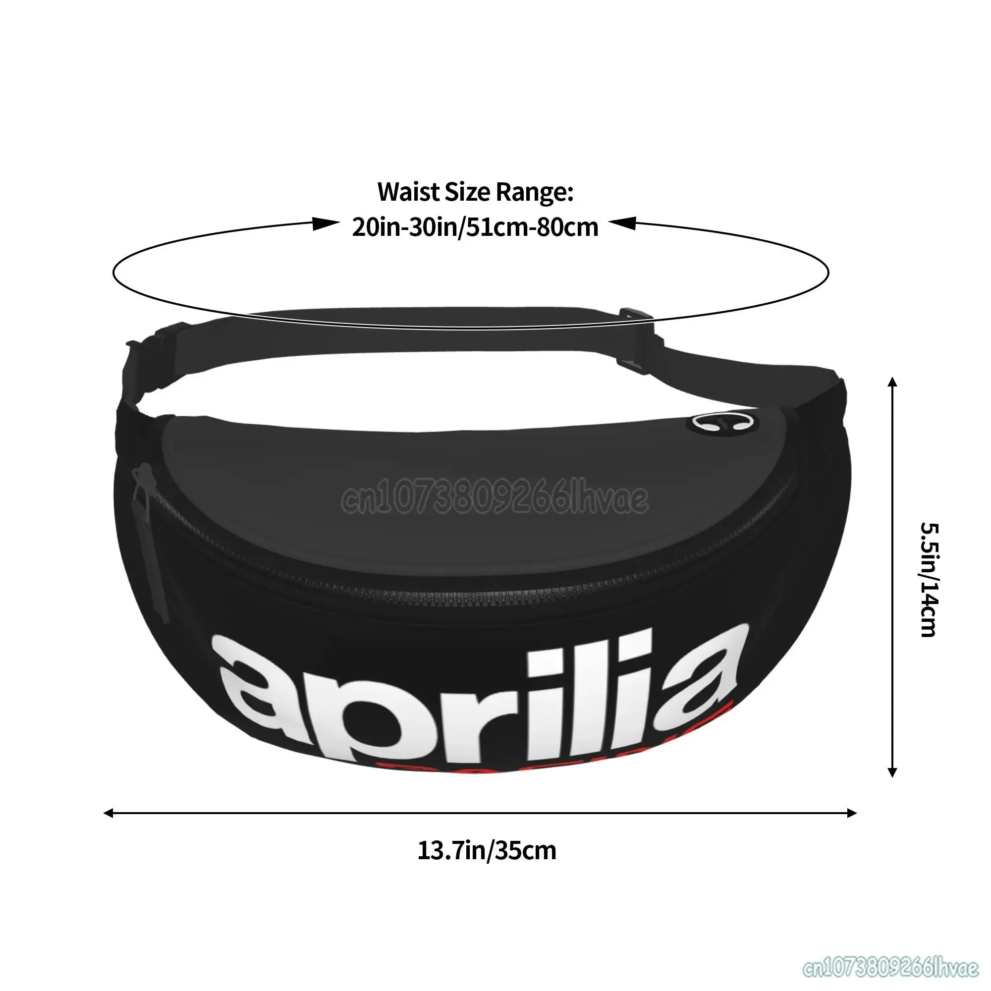 Aprilia Racing Fanny Pack para homens e mulheres, bolsa de cintura casual unissex, corrida, caminhada, viagem, caminhada, esporte, pesca