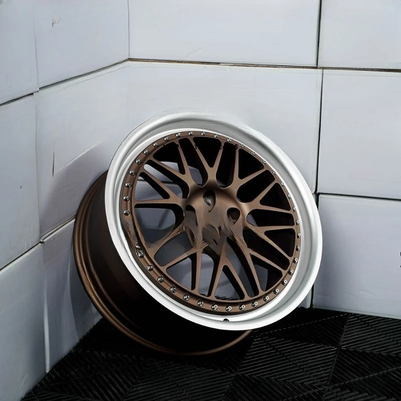 Wheel Hub Passenger Car Wheels 18~22 Inch Two\Piece Style Forged Wheels Multi\Spoke Rivet Design Custom Aluminum Alloy Car Rims