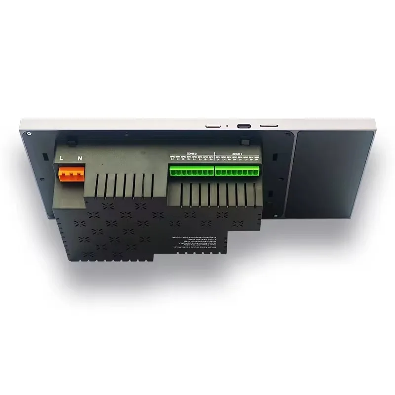 

Новая 10-дюймовая сенсорная панель управления Tuya 2025 года с музыкальным центром, 8 проводными потолочными динамиками и функцией двух музыкальных зон