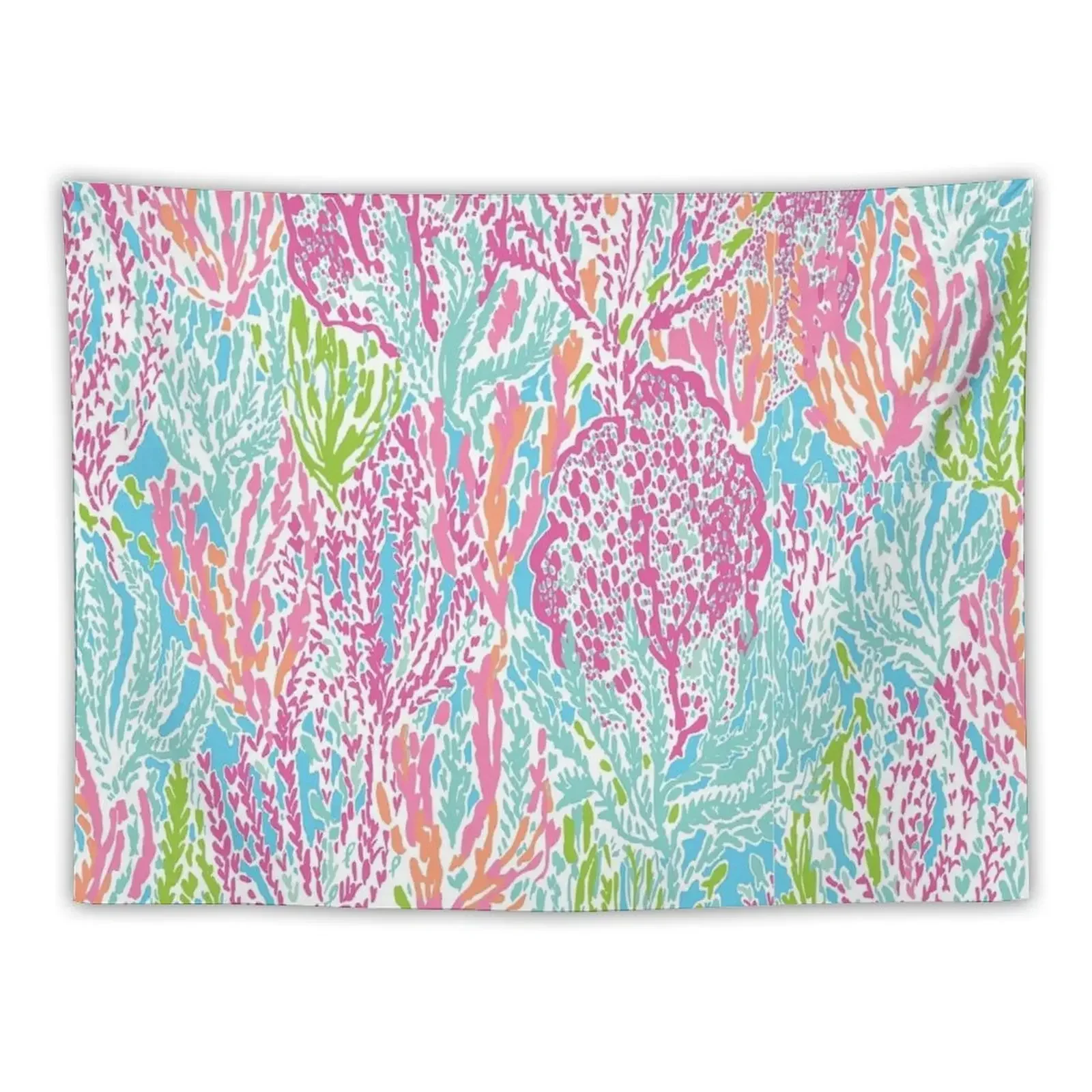 Lilly Inspired Print Tapestry Aesthetic Room Decor Bedroom Deco Aesthetic Room Decors Wall Art Tapestry