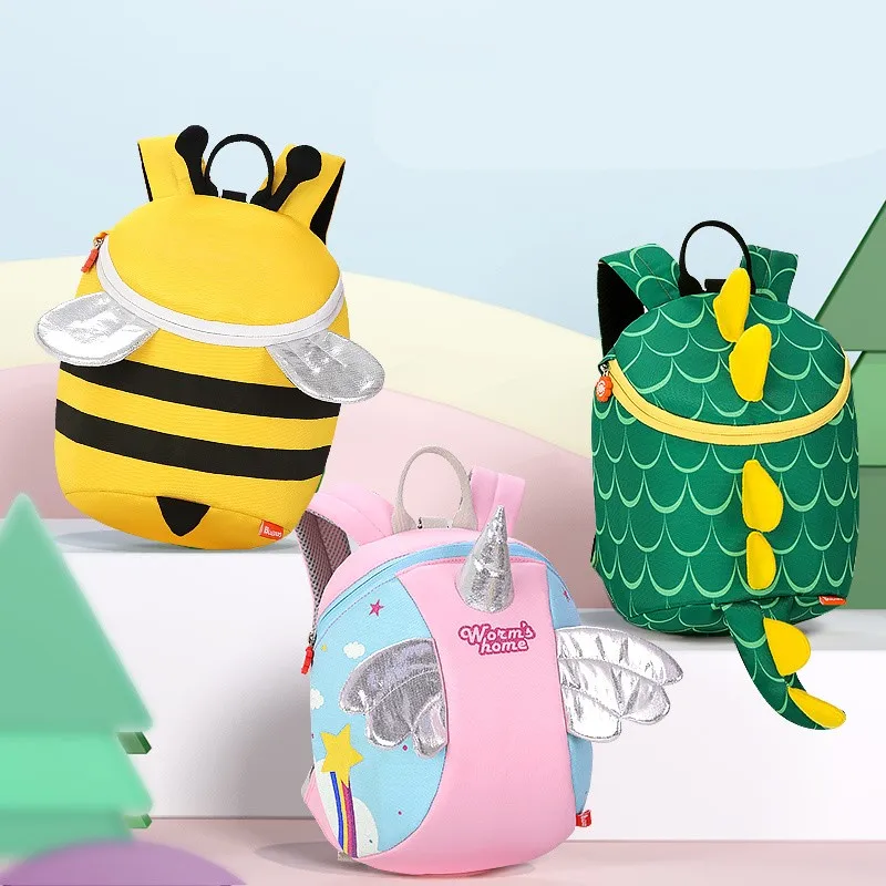 

2026 креативный новый детский рюкзак для детского сада для мальчиков и девочек 1-8 лет, детский анти-потерянный рюкзак, детская милая сумка с героями мультфильмов LJ073