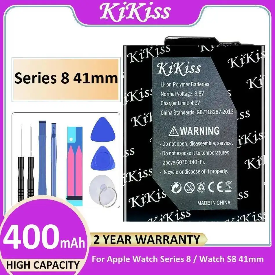 

Аккумулятор для Apple Watch, для iWatch Series 8 S8 41 мм, 400 мАч, высокая производительность