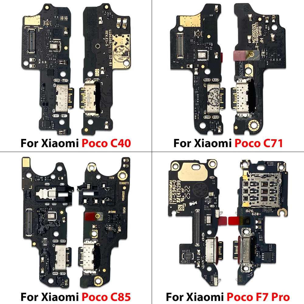For Xiaomi Poco C61 C40 C71 C75 C85 F7 Pro X7 Pro 5G USB Charging