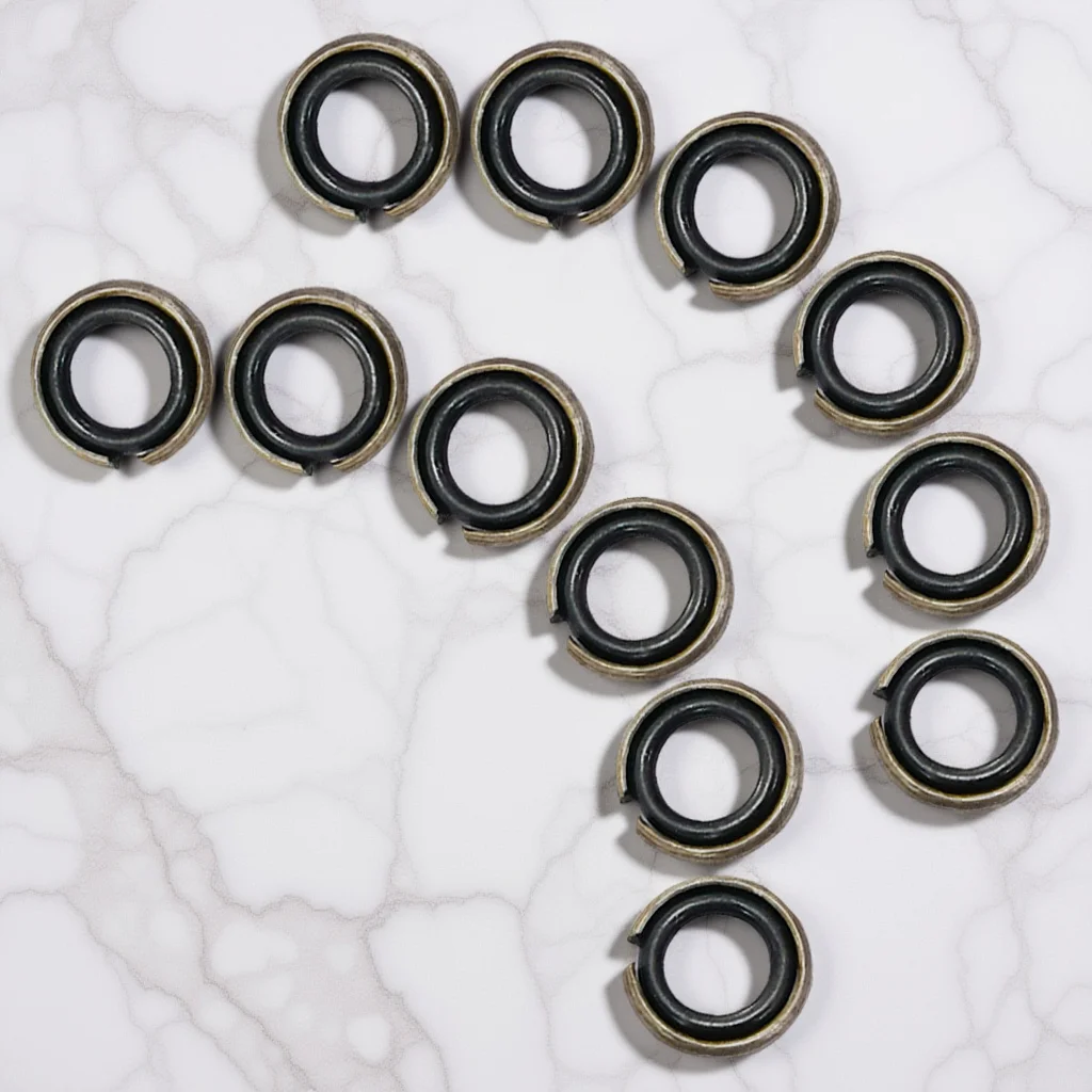 

12Sets Impact Friction Ring Kit for 125Mm Drive Wrenches Includes Retaining Rings and O-Rings Electric Tool Repair Replacement