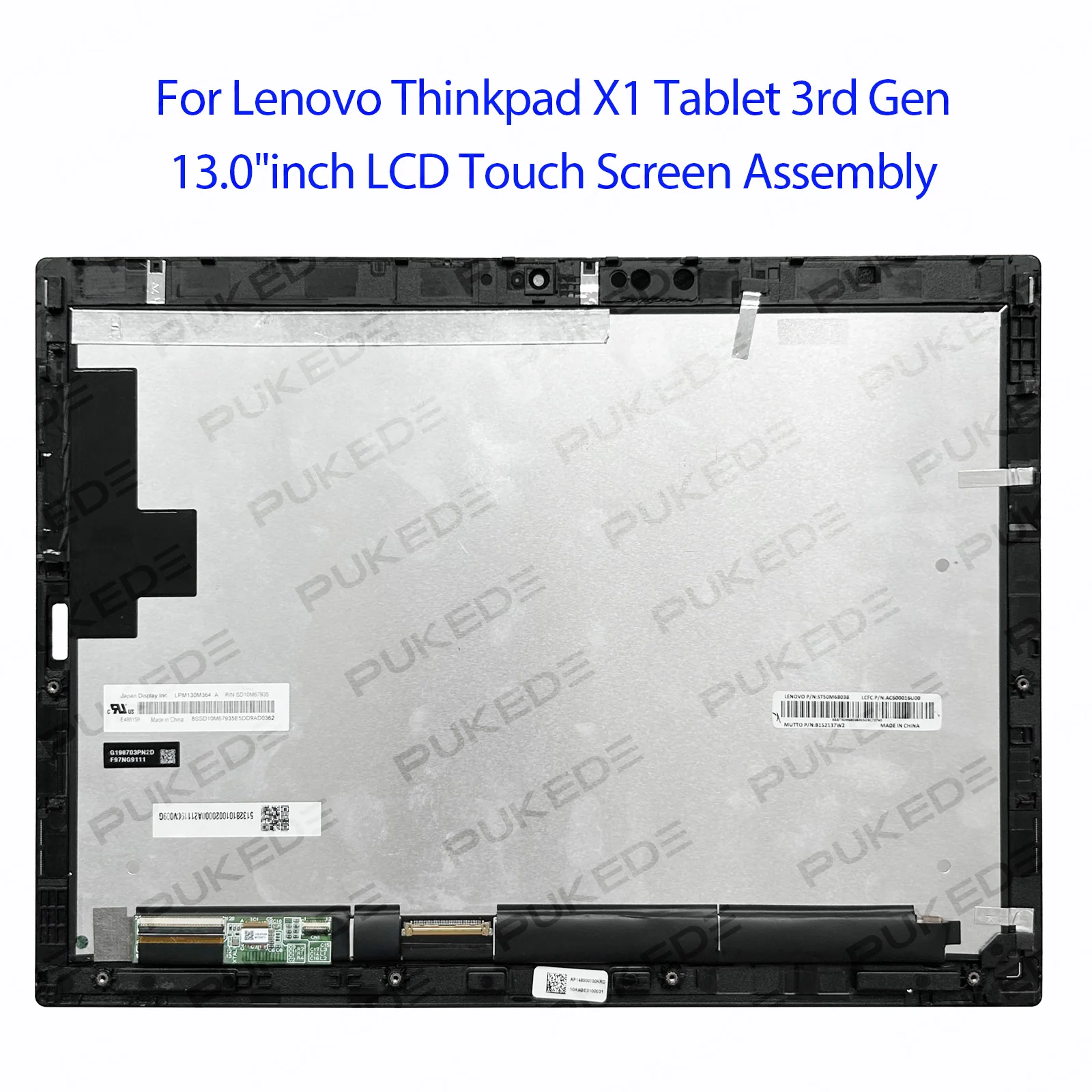 For Lenovo Thinkpad X1 Tablet 3rd Gen 20KJ 20KK 13.0