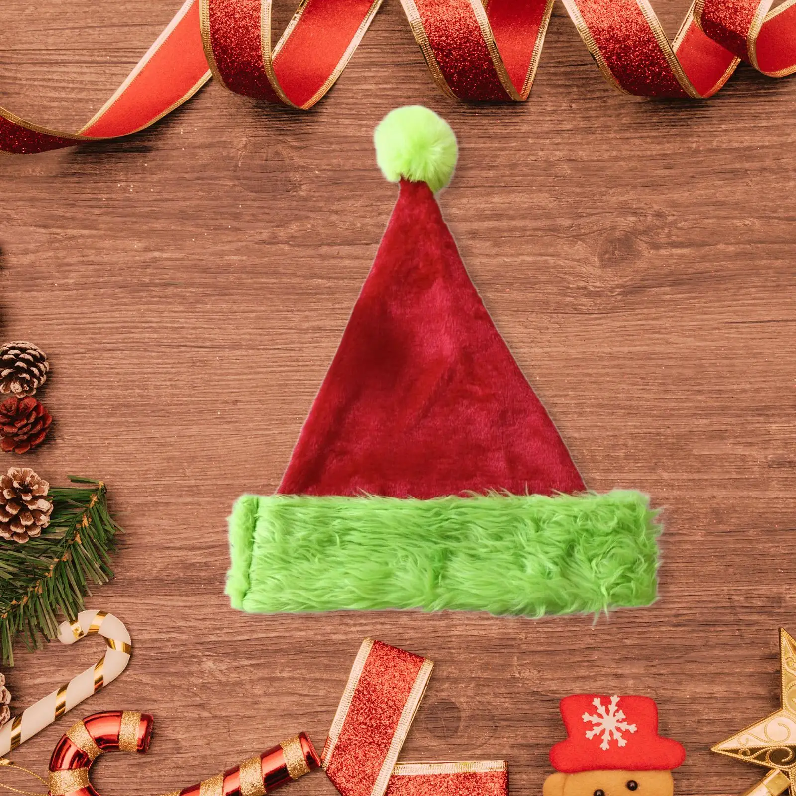 Czapka świąteczna Cosplay Zielona Czapka Potwora na Karnawał Imprezy Klubowe