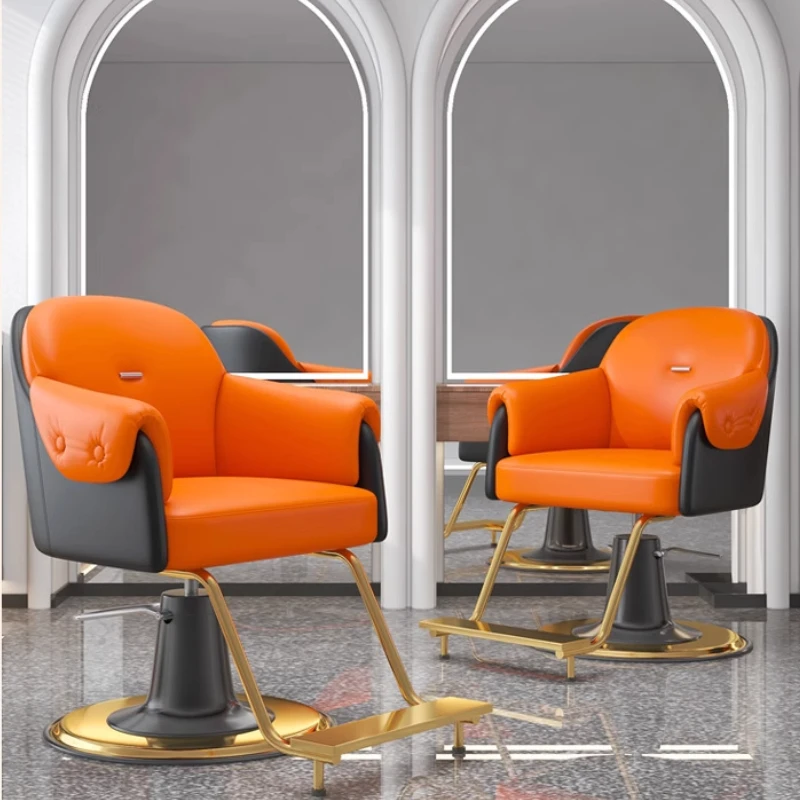 

Stylist Hairdressing Swivel Makeup Hydraulic Barber Chair Reclining Hair Sillas De Barberia Profesional Salon Furniture