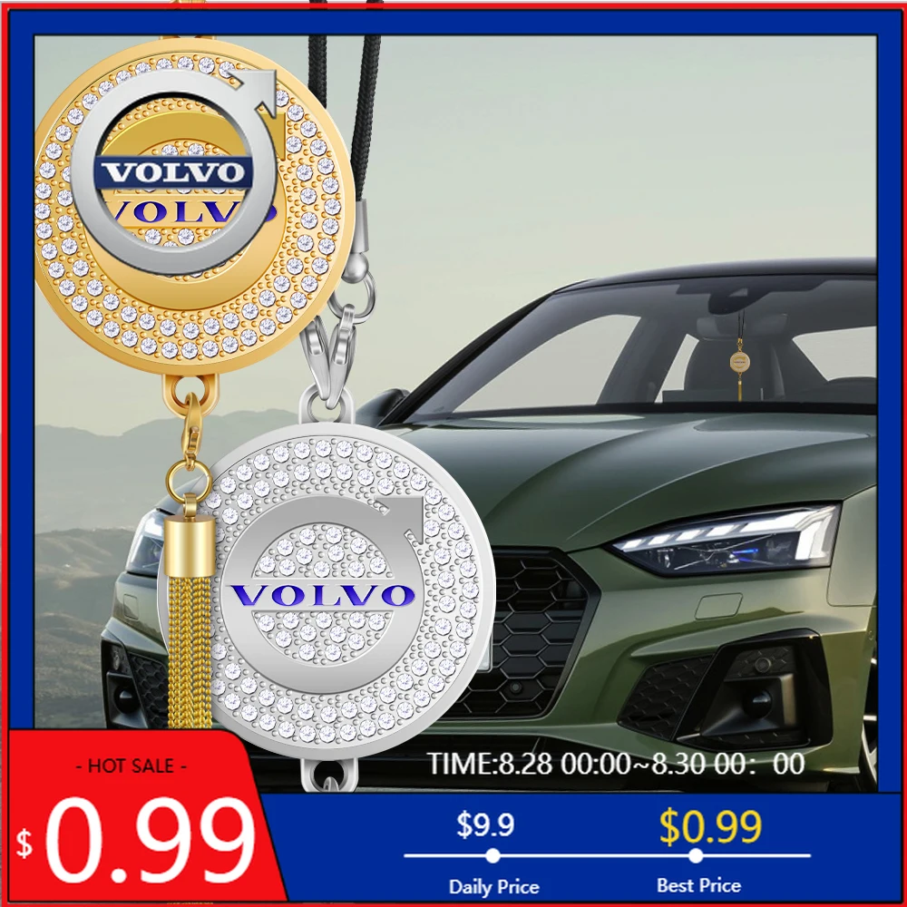 

Стайлинг молдинги 1 шт. автомобильный кулон украшение зеркало заднего вида подвесной орнамент для Volvo V50 S80 XC60 V90 XC90 S60 C40 V40 S80 R