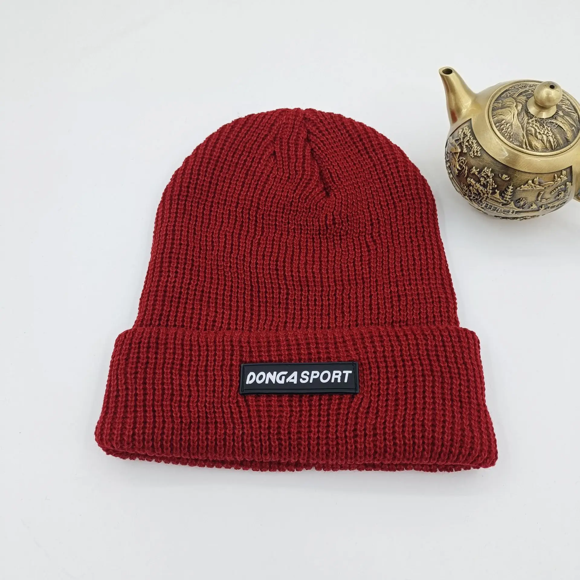 Neue Strickmütze, Strickmütze, dick und warm, für Paare im Herbst und Winter, Hip Hop, trendige Mütze, Unisex – Detail 9