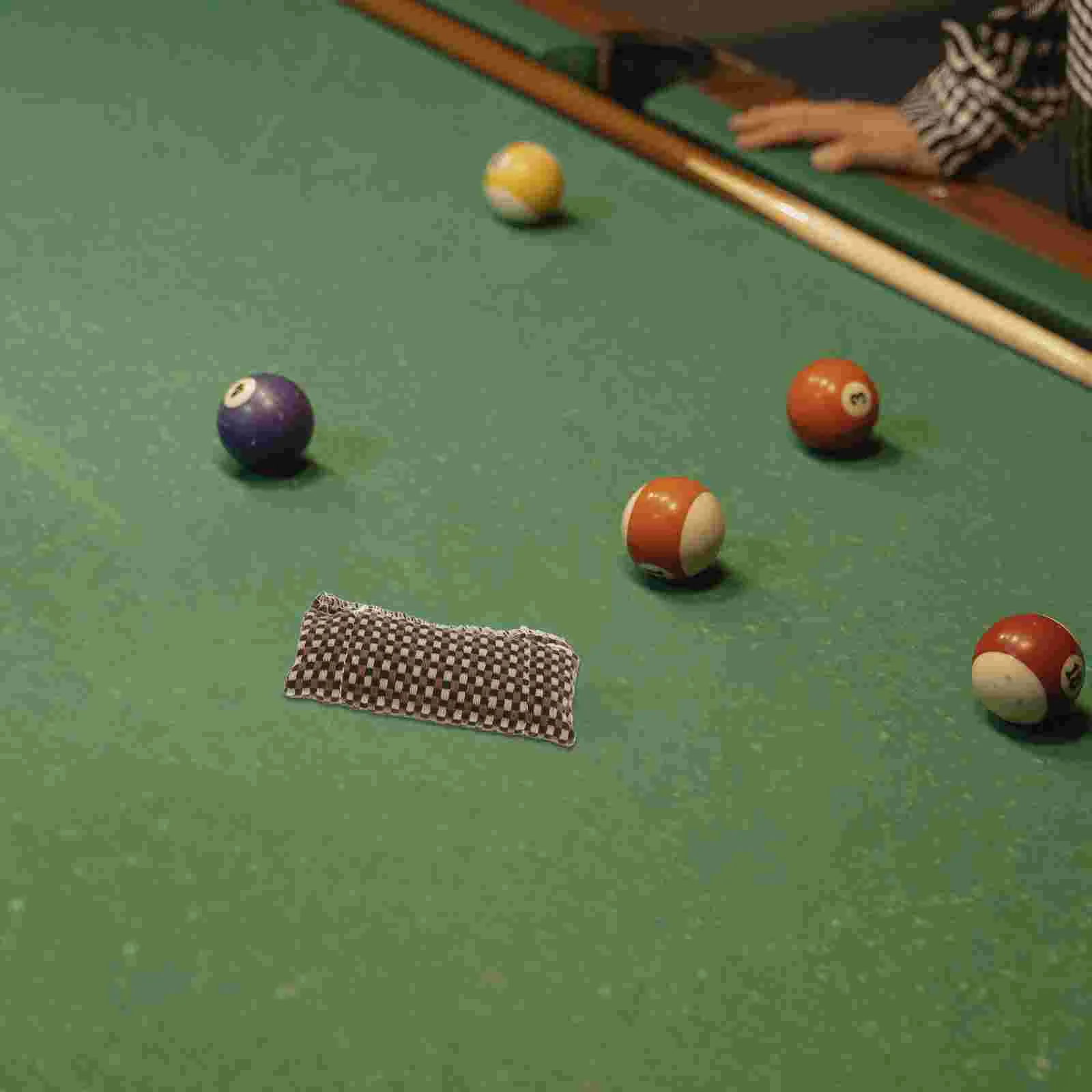 Billiard Cue Maintenance Tools Billiards Stick Cleaner Scouring Pad Cloth Cleaning