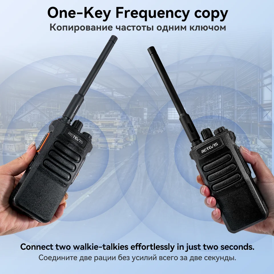 Retevis RT86 10W Walkie Talkie Long Range Communication Radios Walkie-talkie Professional Communicator Two-way Radio Long Reach