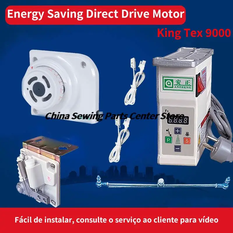 Energy Saving Direct Drive Motor Control Box for King Tex 9000 Industrial Overlock Brushless Ac Servo Motor Mute Save Power