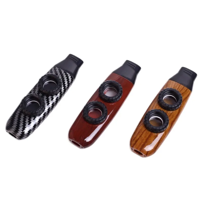 Double Hole Kazoo Double Flute Membrane Kazoo Guitar Ukulele Backing Track Beginner Flute
