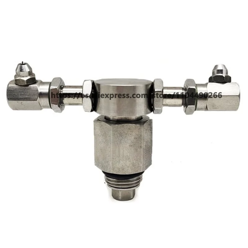 

1/2" 3/4" 360° Rotating Car Washer Cleaning Nozzle Sprayer Stainless Steel High Pressure Automatic Rotary Washing Nozzle