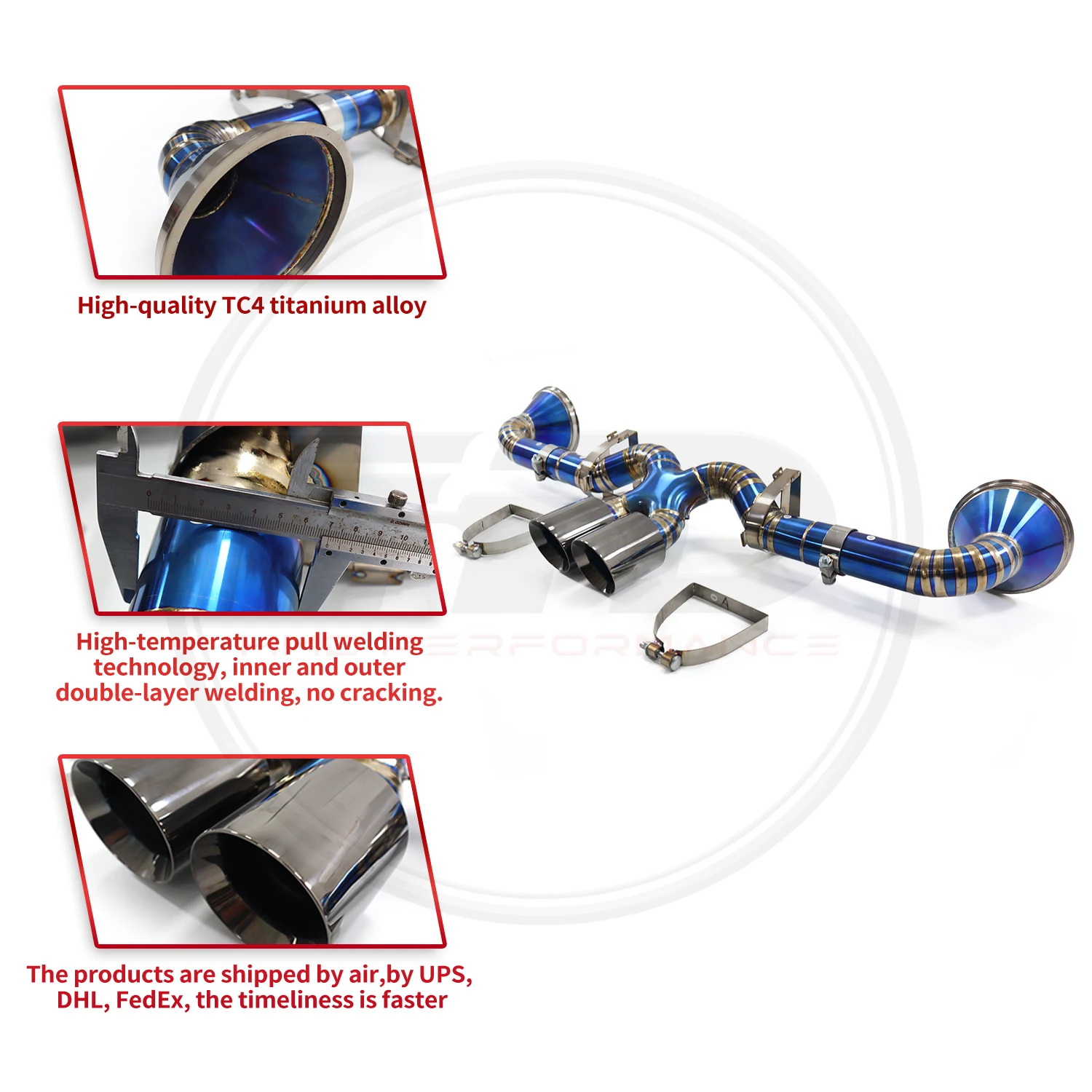 Limited Time Offer HMD Titanium Alloy Catback Exhaust Without Valves for Porsche 911 992 GT3 4.0L 2020+