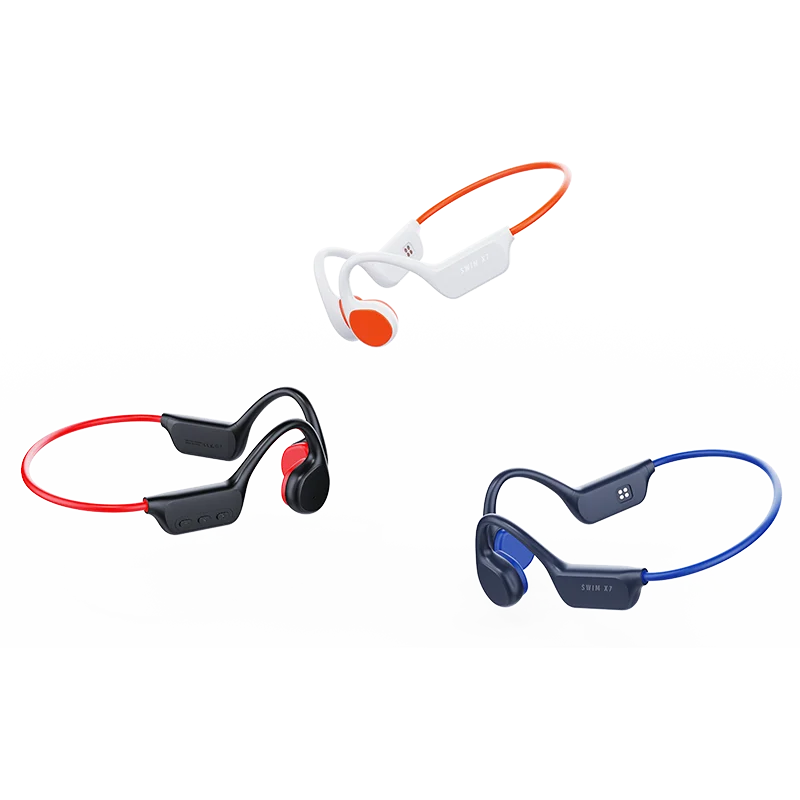 

Wireless Earphone Bone Conduction Bluetooth 5.0 Headphone Sports Headset Waterproof with Mic Ear-hook IPX8 TWS Hifi Stereo