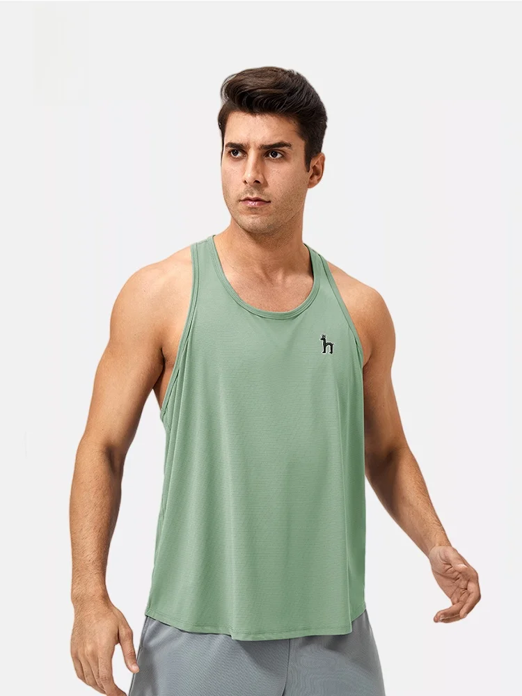 

Hagis Captain Qui Dry Fitn Vest Breathable Men's Running Sport Svel Slim T-irt Stand Fit Youth ular ort ...