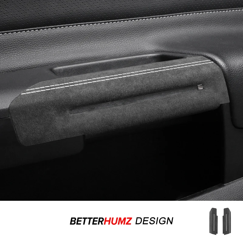 

For Ford Mustang GT 2015-2023 Made of Alcantara Car Interior Door Pull Handle Panel Trim Protector Sticker Tuning Accessories