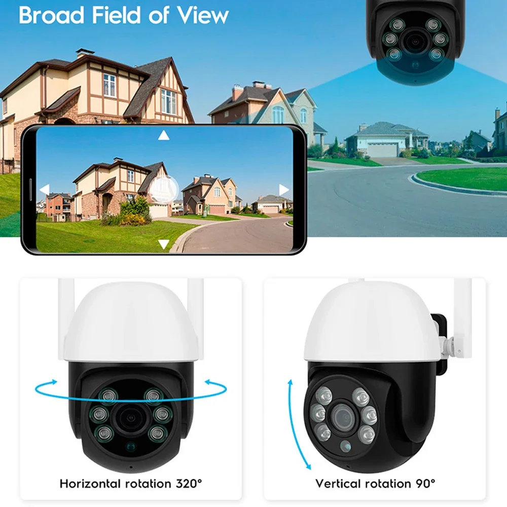 Tuya Mini Wifi Surveillance Camera 0.8 Inch Outdoor 1080P Infrared Night Vision Video Intercom CCTV Small Size IP Cam Smart Home