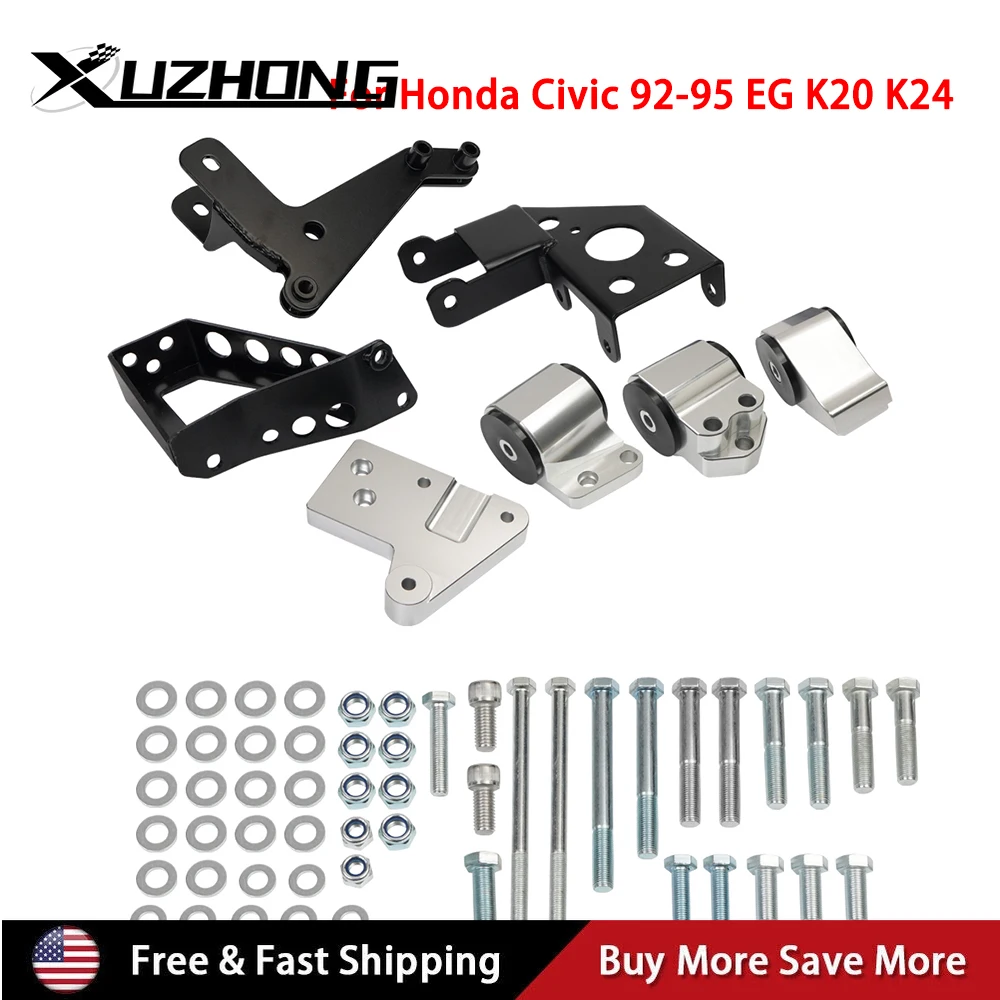 

Для Honda Civic 92-95 EG K20 K24 K-series 70A крепления двигателя EG комплект замены двигателя EM-1006-S