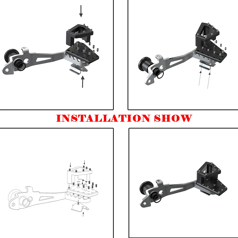 

For BMW R1200GS 2012-2018 R1250GS 2018-2022 2023 R1200 R1250 GS R 1200 1250 GS Dual Control Brake Lever Tip System Enlarger