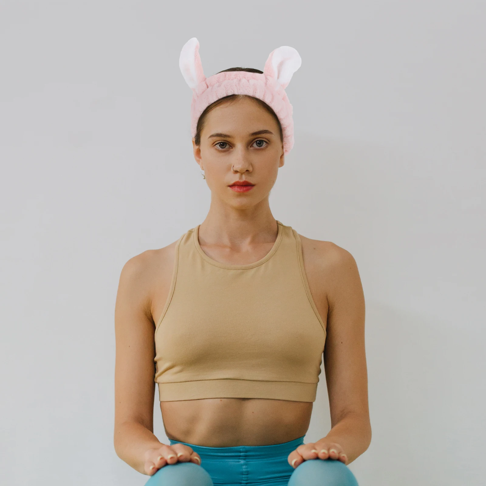 

2pcs Rabbit Ears Headband Hair Accessory Face Washing Spa Lightweight Travel Makeup Headband For Women Girls Ear Hair