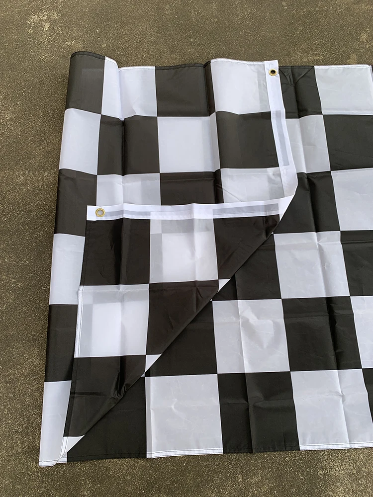 Z-ONE FLAG  3*5FT Racing Flag 90x150cm  high quality polyester double side hanging Racing checkered Flag